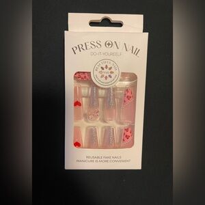 Pink Press-On Nails